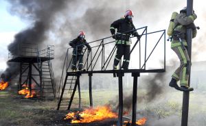 Кіровоградщина: Вогнеборці тренувались в екстремальних умовах